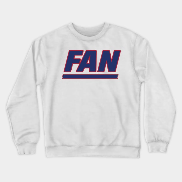 New York LYFE Football SUPER FAN!!! Crewneck Sweatshirt by OffesniveLine